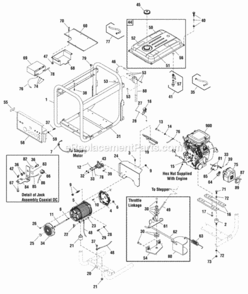 Part Location Diagram of 316345GS Briggs and Stratton Battery